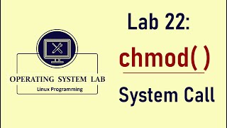 chmod System Call Program in Linux || Program