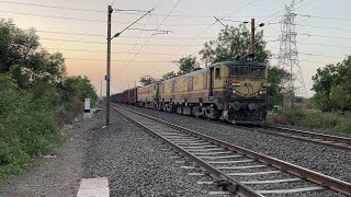 Rare Capture | Jhansi WAG-5HB + WAG-5 With BCNA Wagons