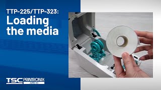 TSC TTP-225/TTP-323: Loading the media