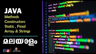 Java Programming Malayalam| Methods| Constructors | Java for Selenium | Automation Testing-Java