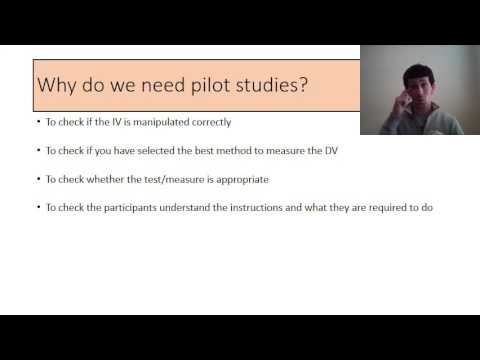 Research methods pilot studies Research methods pilot studies