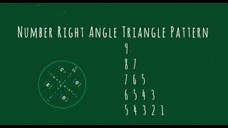 54 Number Right Angle Triangle Pattern without any pre-defined method using while loop in Python