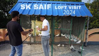 Sk Saif Pigeon Loft Visit 2024 - 7478226260