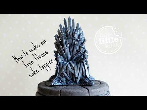 Game of Thrones cake topper - fondant Iron Throne Game of Thrones cake topper - fondant Iron Throne