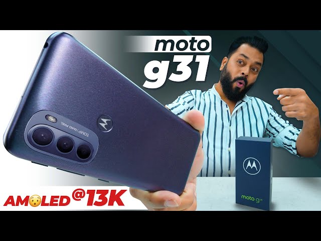 moto G31 Unboxing & First Impressions⚡Cheapest AMOLED Smartphone?! @12,999