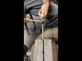 making a tube for a sackbut