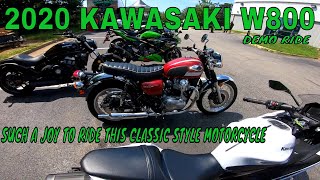 2020 Kawasaki W800 Demo Ride