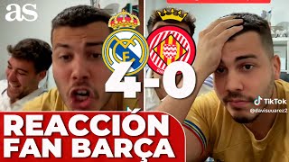 REAL MADRID 4 - GIRONA 0 | Desesperación absoluta de un FAN DEL BARÇA