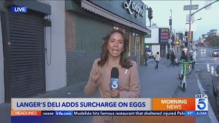 Famous Los Angeles deli raising prices due to nationwide bird flu outbreak