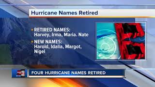 Hurricane names Harvey, Irma, Maria and Nate being retired after devastating 2017 storm season