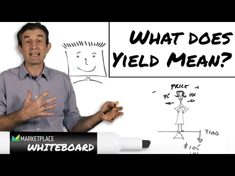 What is an example of yield?