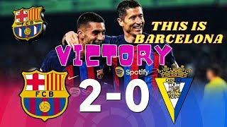 FC Barcelona 2-0 Cádiz: Full steam ahead