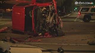 3 patients under 18 critically injured in Phoenix car crash