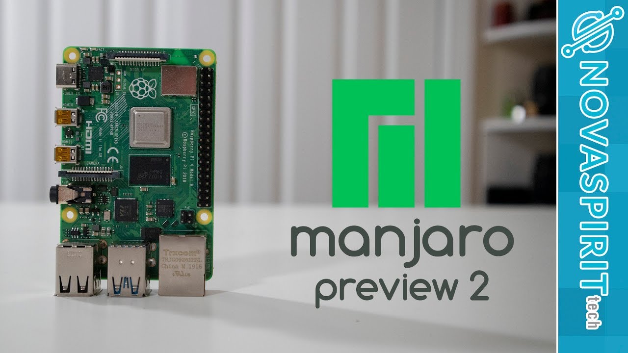 Manjaro ARM Preview2 For Raspberry Pi 4 - YouTube