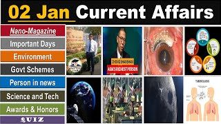 Daily Current Affairs Live Show, PIB News, Indian Express, The Hindu, Nano Magazine 02 Jan 2021 VeeR