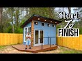 How I Built A DIY Tiny Home Gym Full Build