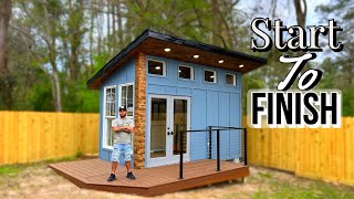 How I Built A DIY Tiny Home Gym  Build