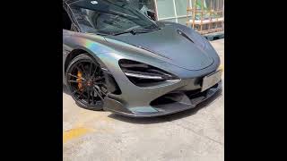 CAXVINYL Factory Direct HD PET Liner Matte Holographic Metallic Grey Car Wrap