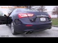 pure sound 2015 maserati ghibli cold starts revs acceleration