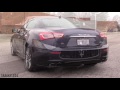 pure sound 2015 maserati ghibli cold starts revs acceleration