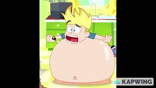 Mothman64: Johnny Test Belly Bros Binge: Johnny's Weight Gain