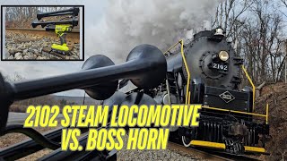 2102 Steam Locomotive vs. Ryobi Train Horn - Extreme Series - by Boss Horn