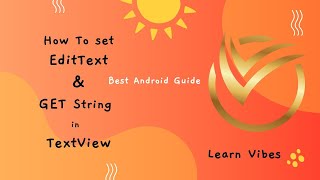 Android Studio Tutorial: How To Use Edit Text In Android Studio | #learnvibes #androiddevelopment