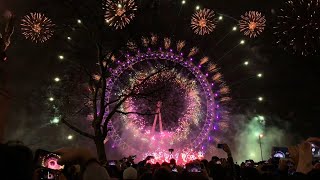London New Years Eve Fireworks 2019 4K 60fps