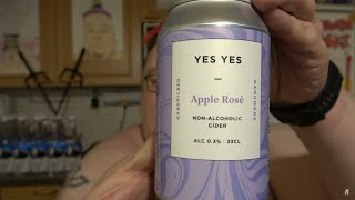 Juomatesti: Yes Yes Apple Rosé Non-Alcoholic Cider