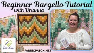 Beginner Bargello - The easiest way to start AND finish a Bargello Quilt!