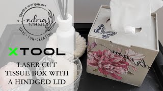 xTool M1 - Laser Cutting a wooden Box with a Hinged Lid