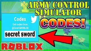 Roblox Army Control Simulator Codes 2021