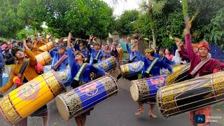 Terune ganjak bakti tante lingsar sambut sekaligus dua gendang beleq telage waru dan putra mandala