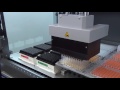 An MCA 96 is pipetting in 96 well format from plate to plate.