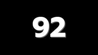 92 Second Countdown Timer With Sound Effect
