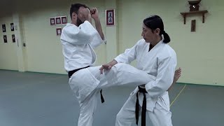 「森師範が正面蹴りを捌く！」  [ front kick technique ] Mori Shihan Aikido Yoshinkan Brisbane Dojo 合気道養神館豪州道場