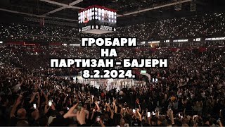 Гробари на кошарци Партизан - Бајерн 8.2.2024.