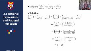 Algebra and Trigonometry Unit 4 Session 3