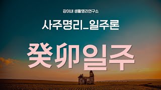 일주론: 계묘(癸卯)일주_ 꼼꼼한 기획관리