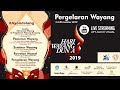 Live Streaming UPT. AUDIO VISUAL // PEMBUKAAN HARI WAYANG DUNIA 2019  #Ayondalang