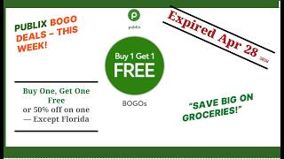 This Week’s BEST Publix BOGO Deals! Expire April 28 2026