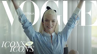 Anya Taylor-Joy plays Icons on Icons | Vogue Australia