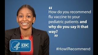 Dr. Tolu Adebanjo Describes How She Recommends Flu Vaccine to Pediatric Patients