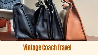 Vintage Coach: Big Bag Travel Edition @contentwithcandace