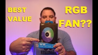 Unboxing DeepCool RF120  triple pack- Best Value RGB Fan?