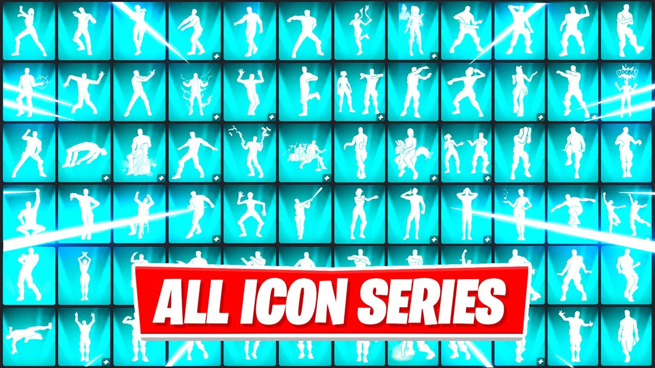 100+ Icon Series Emotes In Fortnite Battle Royale - YouTube