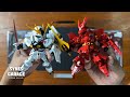 SDEX Nu Gundam & Sazabi | ASMR BUILD | Bandai