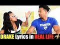 DRAKE Scorpion Lyrics in REAL LIFE