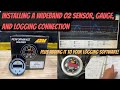 Installing a Wideband O2 Sensor, Gauge, and Logging Connection!