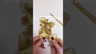 The process and method of hand-making golden flowers#diy #handmade #flowers #beautiful #art